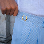 Invoux Maris Seersucker Trousers
