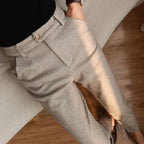 Invoux Caruso Herringbone Trousers