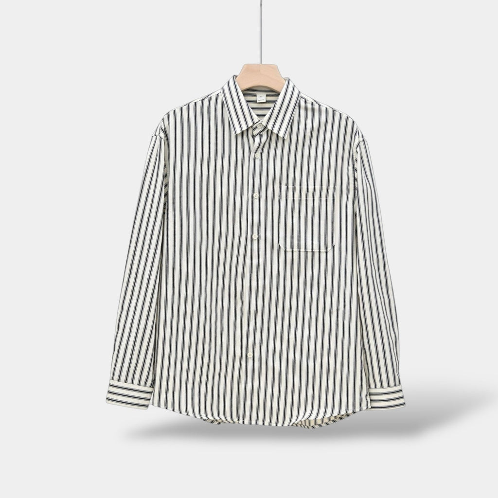 Invoux Sorrento Striped Long Sleeve Shirt