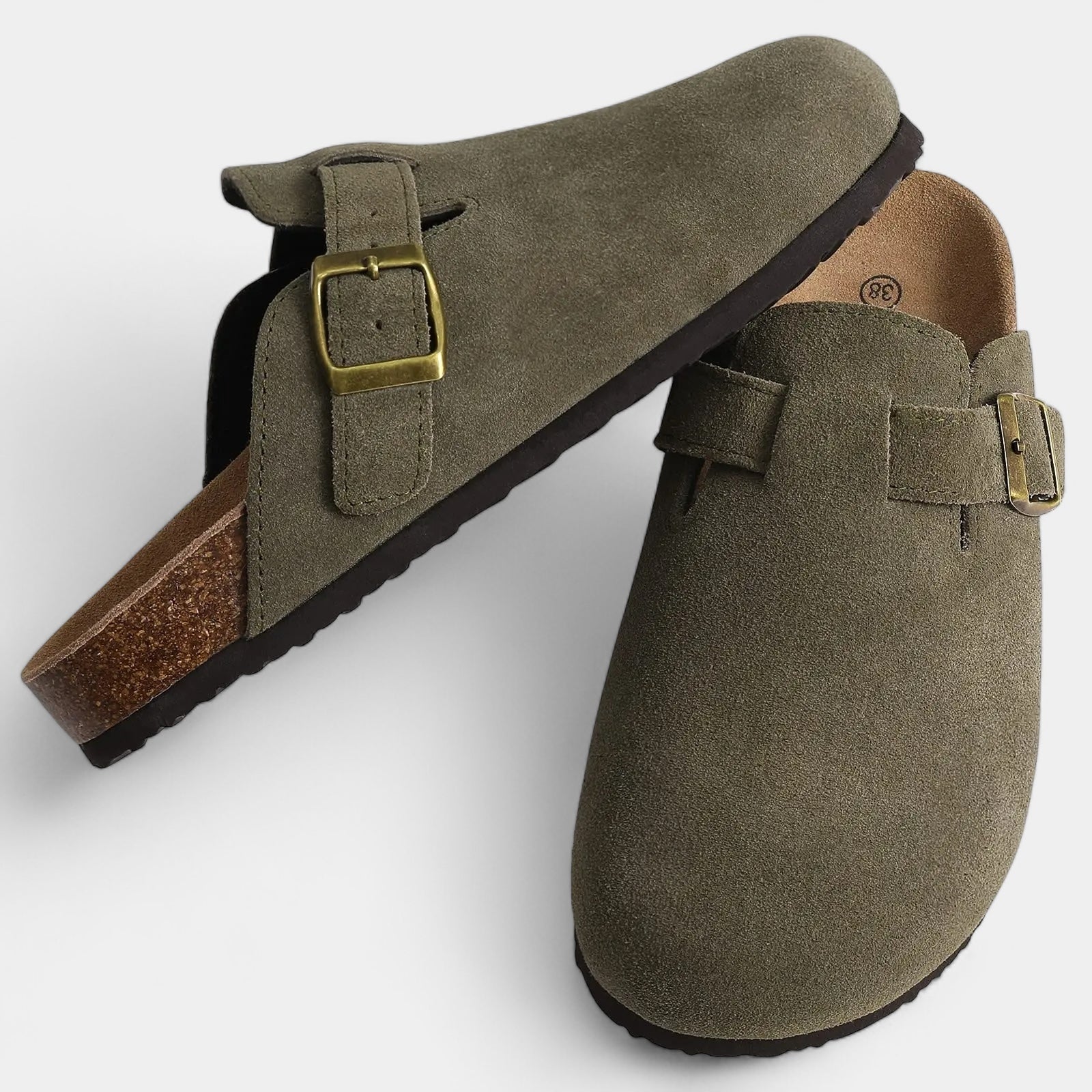 Invoux Torino Suede Clogs