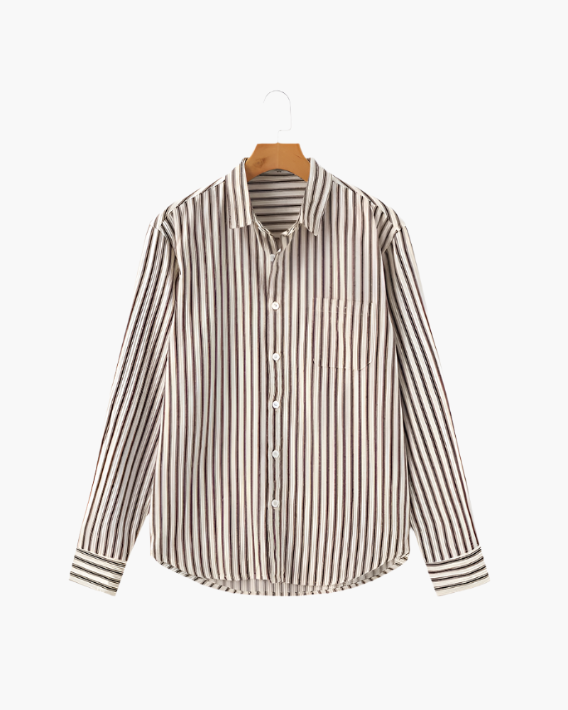 Invoux Palermo Striped Linen Shirt