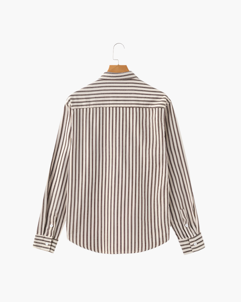 Invoux Palermo Striped Linen Shirt