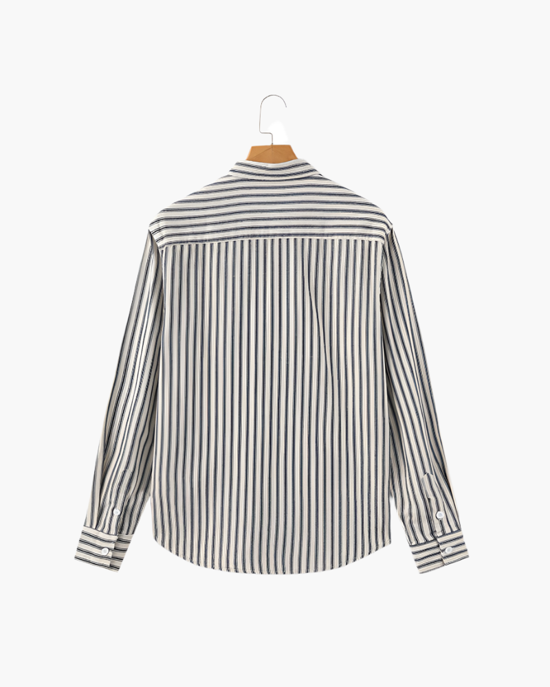 Invoux Palermo Striped Linen Shirt