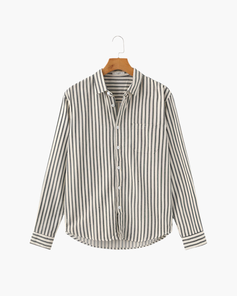 Invoux Palermo Striped Linen Shirt