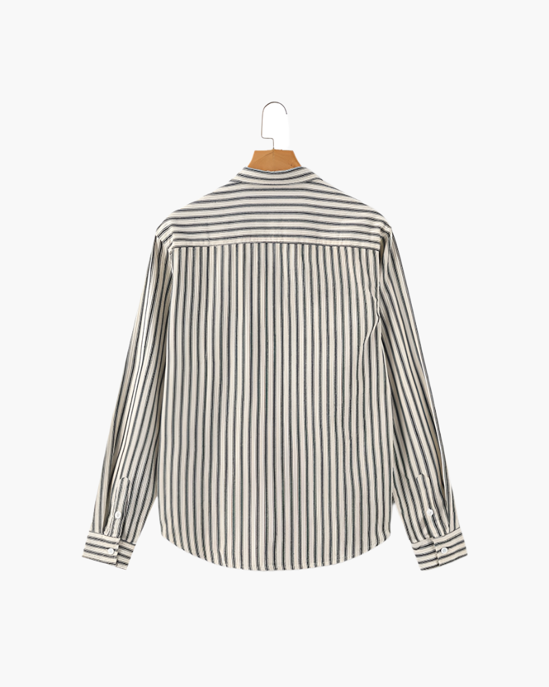 Invoux Palermo Striped Linen Shirt