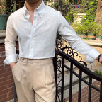 Invoux Portman Linen Blend Shirt