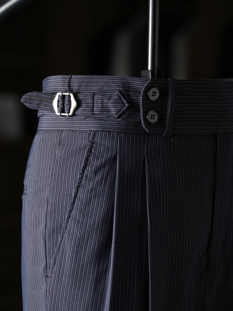 Invoux Moretti Pinstripe Trousers