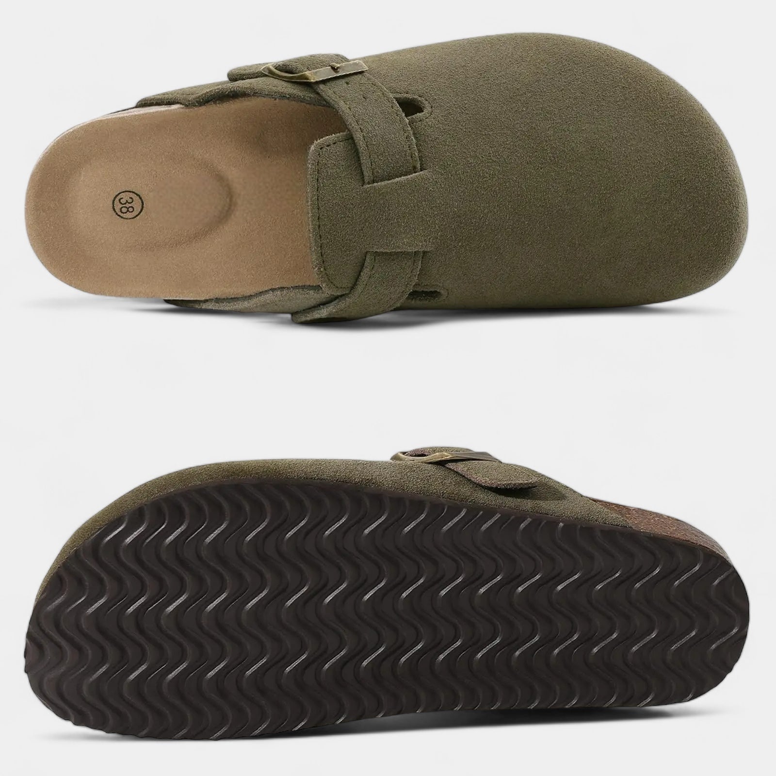 Invoux Torino Suede Clogs