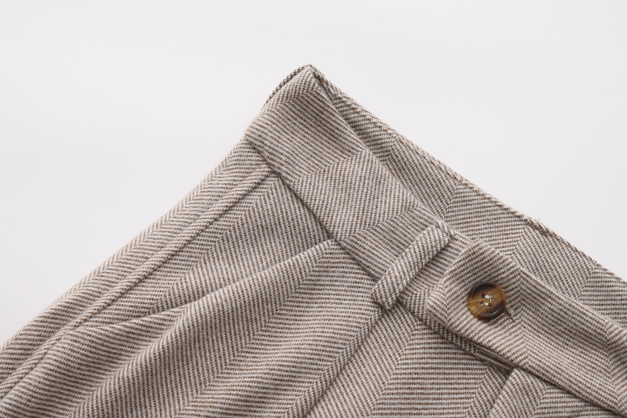 Invoux Caruso Herringbone Trousers