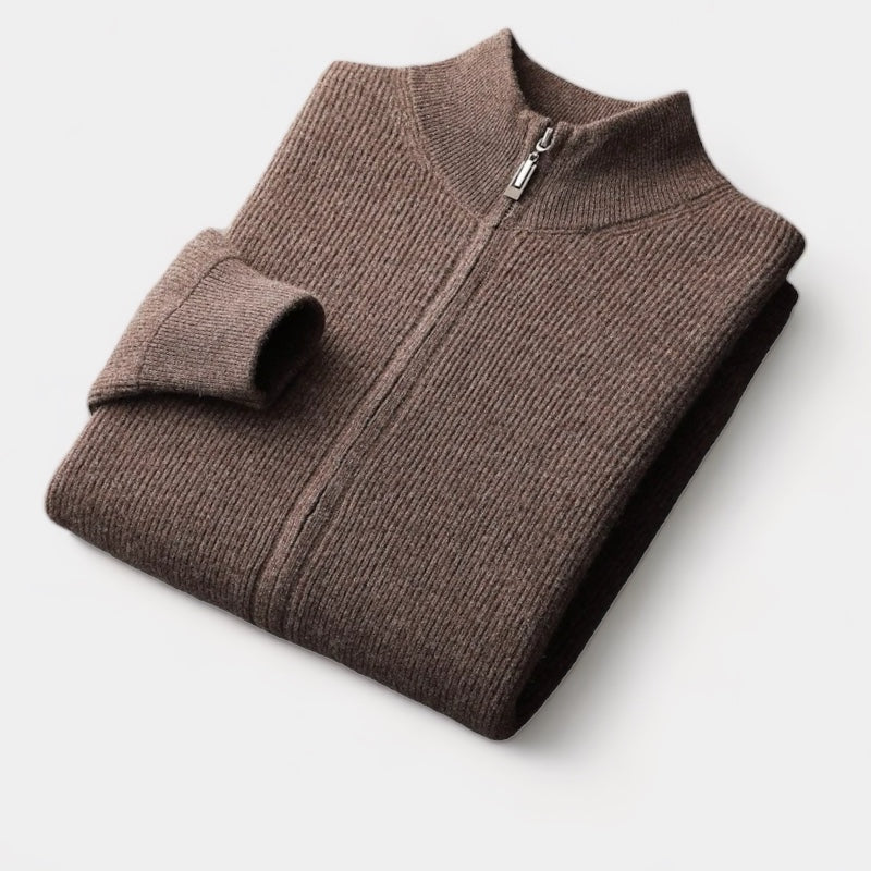 Invoux Aristeo Merino Zip Sweater