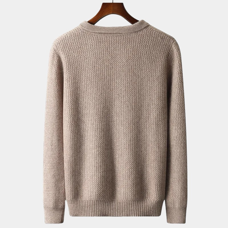 Invoux Lausanne Merino Wool Flap Collar Sweater