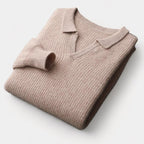 Invoux Lausanne Merino Wool Flap Collar Sweater