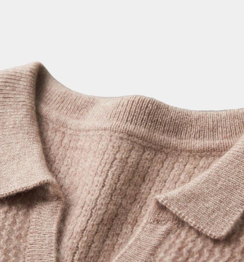 Invoux Lausanne Merino Wool Flap Collar Sweater