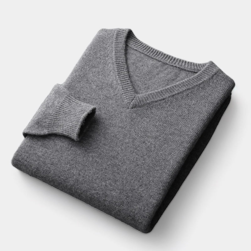 Invoux Aurelio Merino V-Neck Sweater
