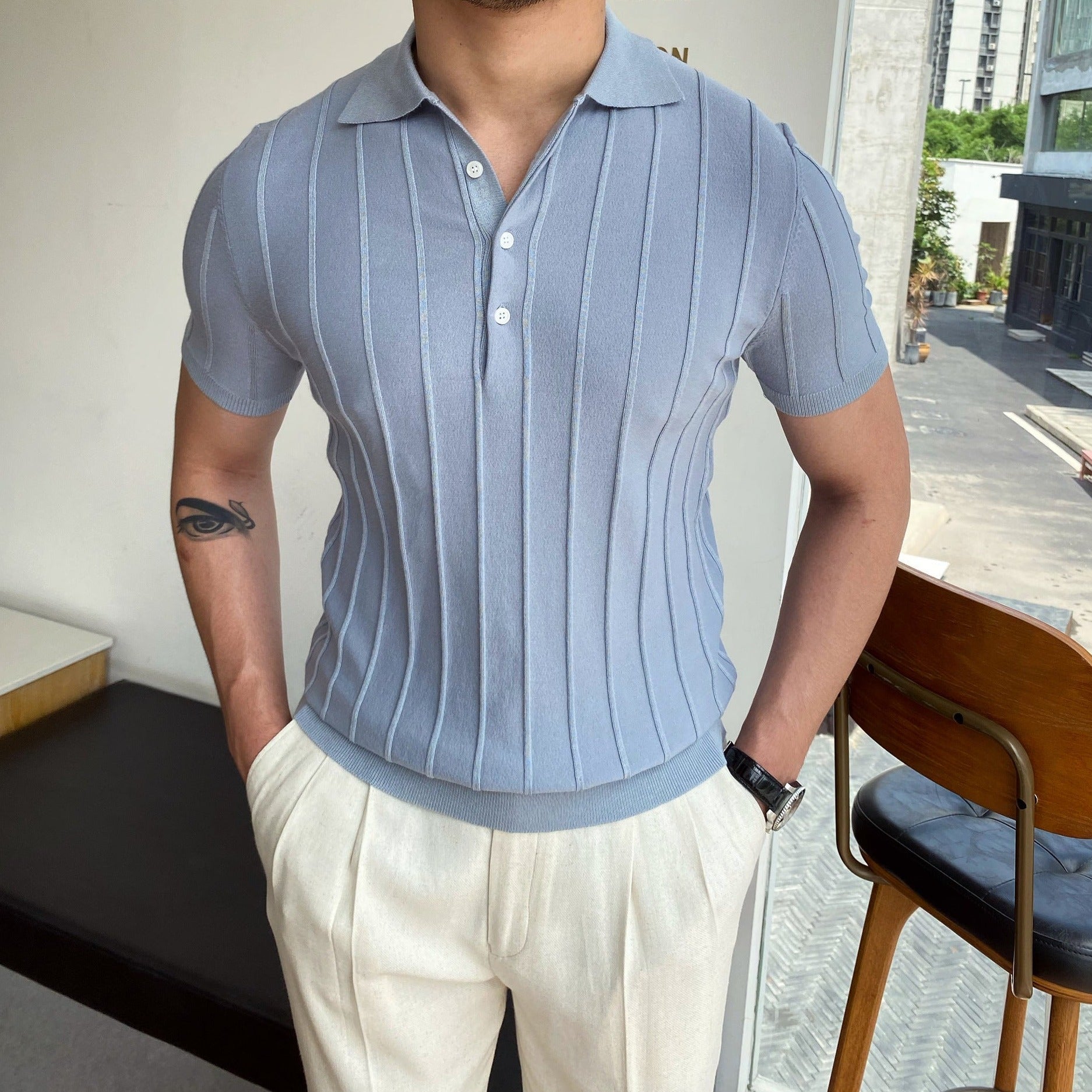 Invoux Bellfort Striped Polo