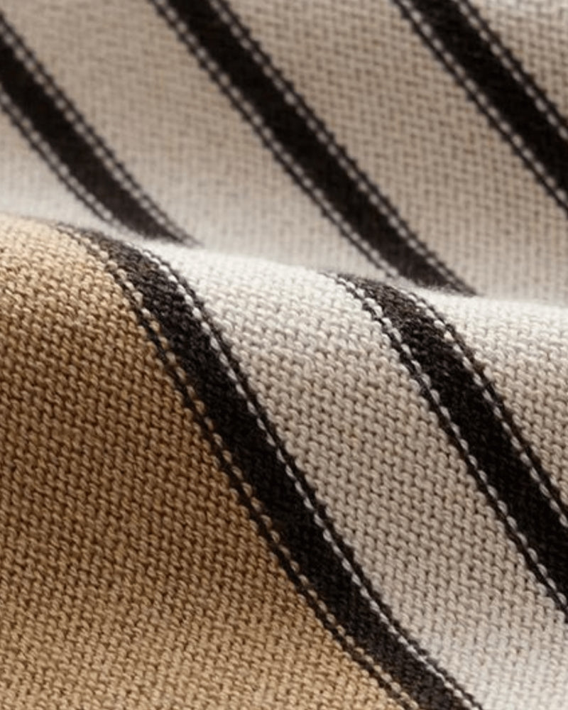 Invoux Retro-Stripes Polo Knit