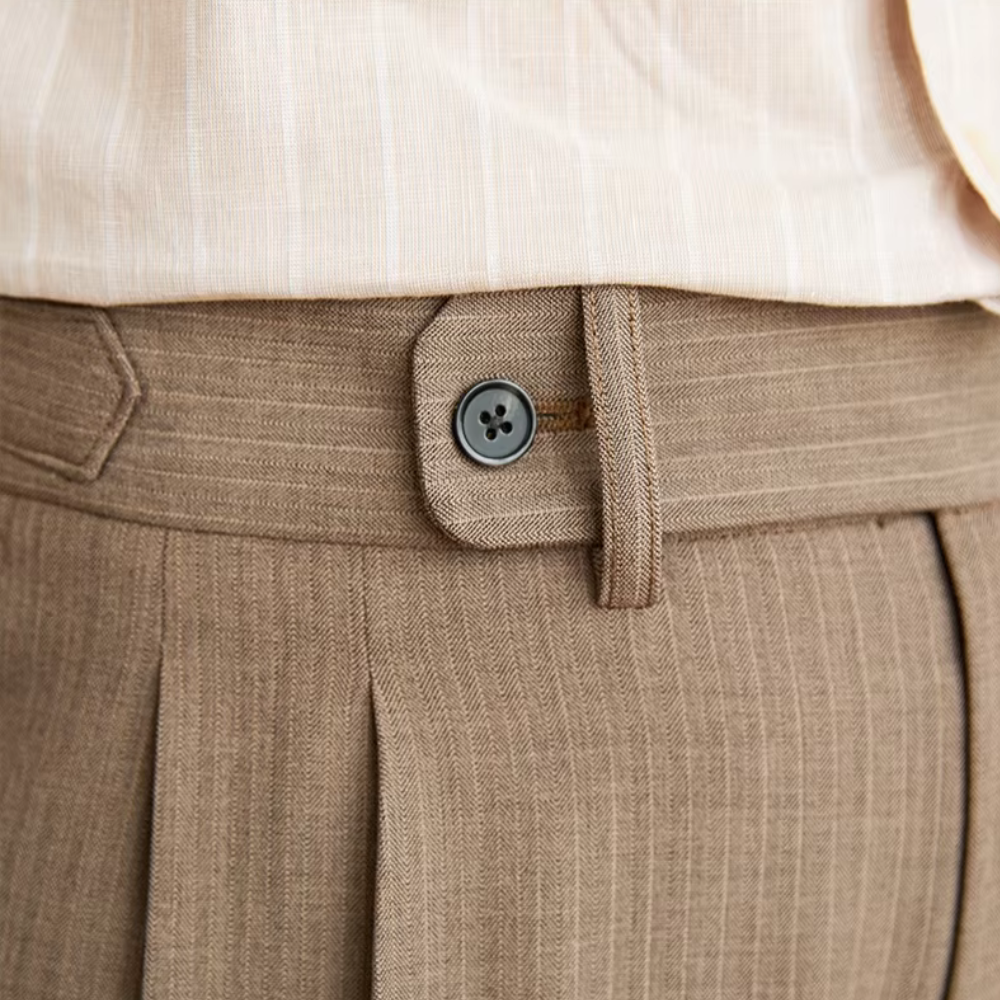 Invoux Mariani Pinstripe Trousers