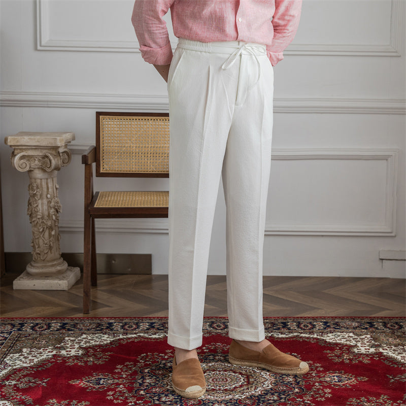 Invoux Salerno Seersucker Trousers