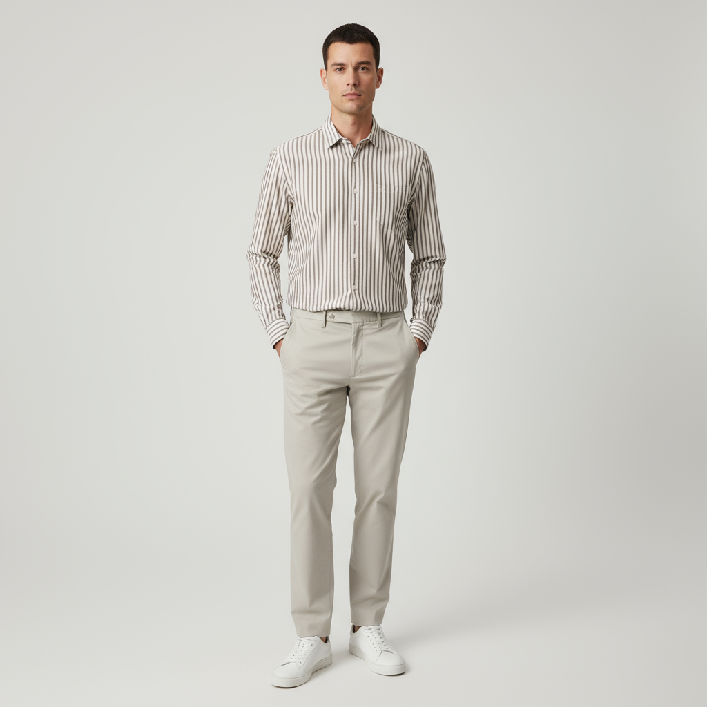 Invoux Palermo Striped Linen Shirt