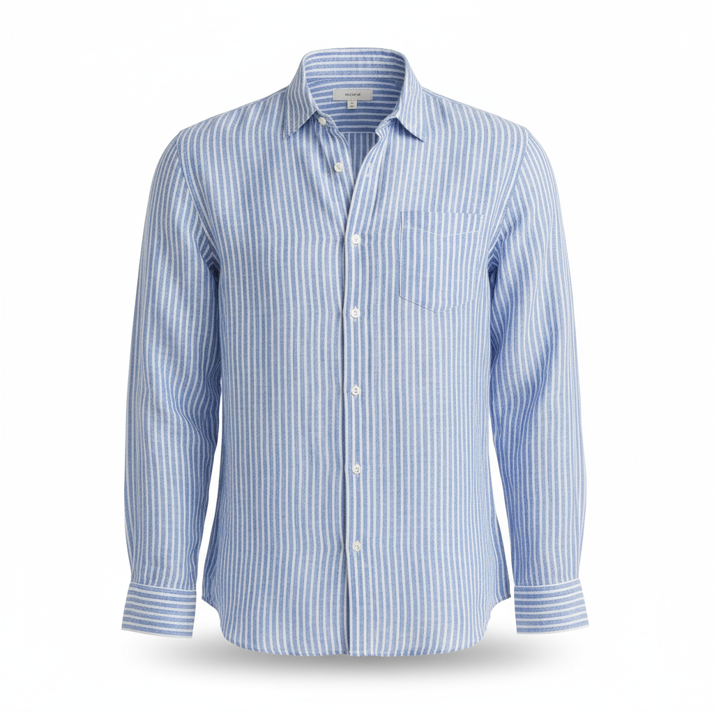 Invoux Capri Striped Linen Shirt