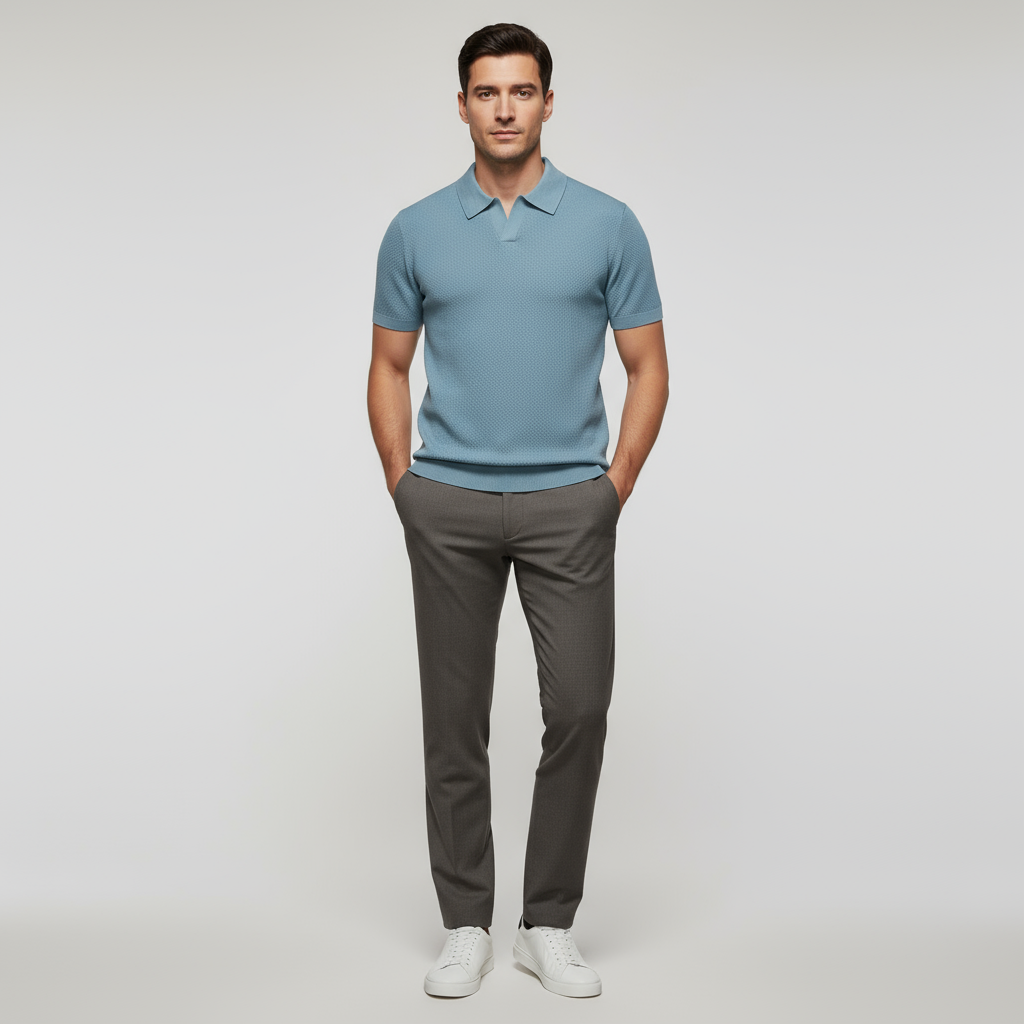 Invoux Milano Textured Polo