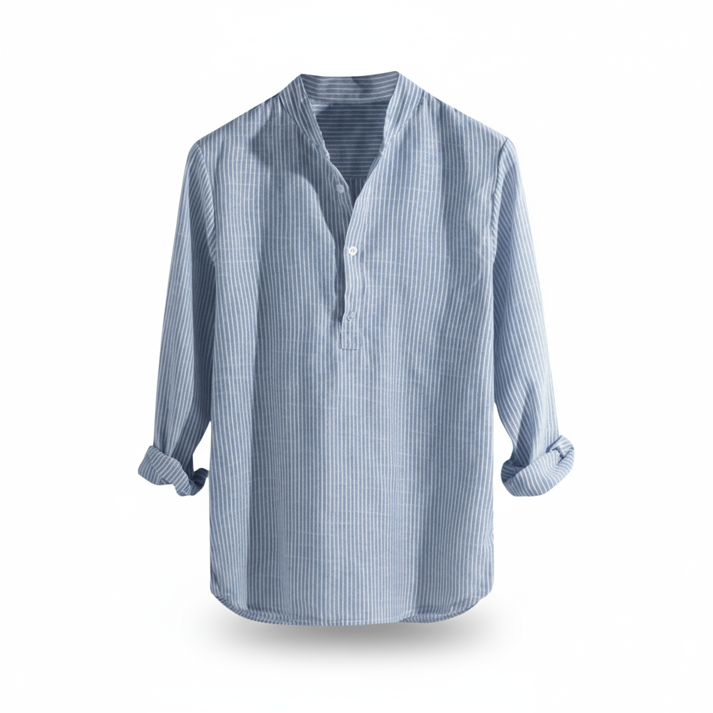 Invoux Ravello Striped Linen Shirt