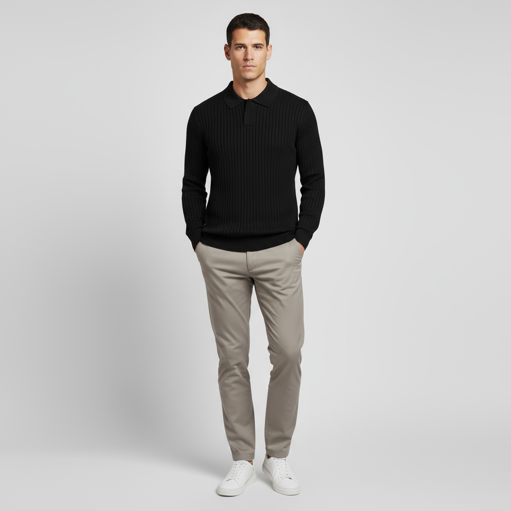 Invoux Palermo Ribbed Polo