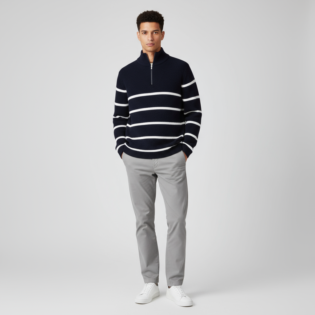Invoux Ferrara Half-Zip Knit