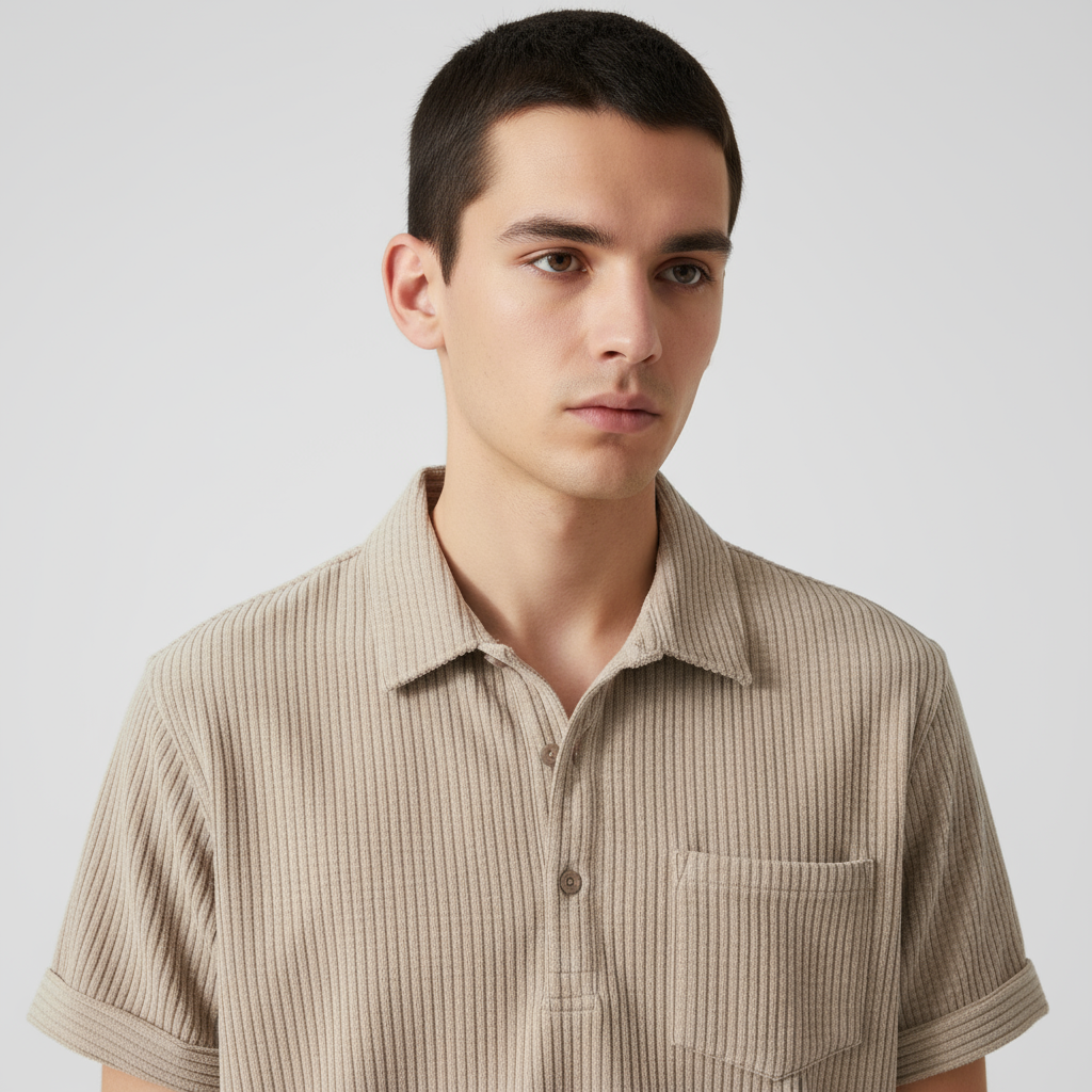 Invoux Lucera Textured Knit Shirt