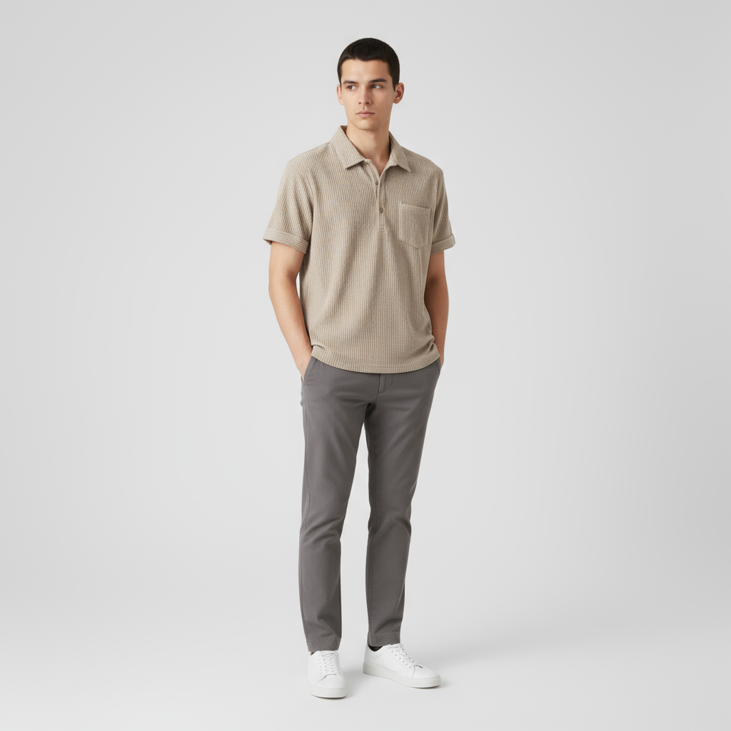 Invoux Lucera Textured Knit Shirt
