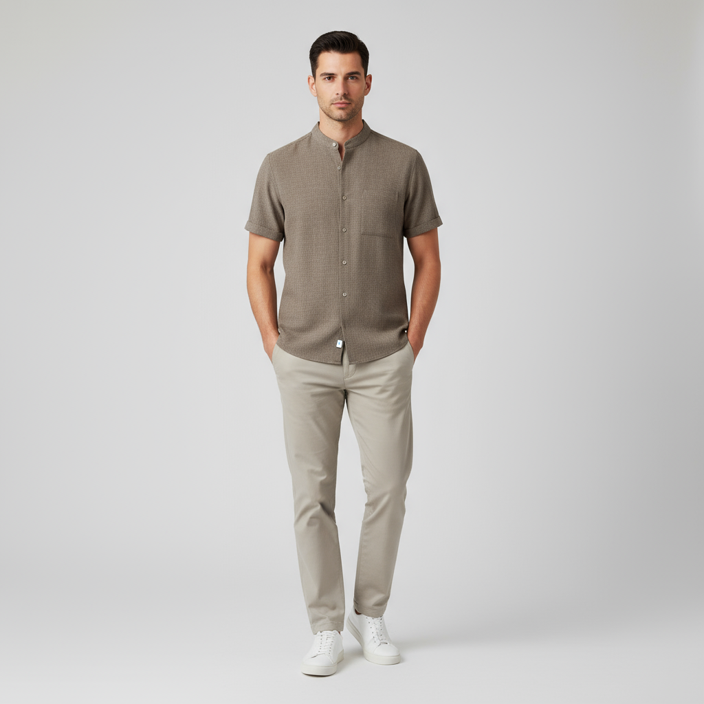 Invoux Arthur Linen-Blend Shirt