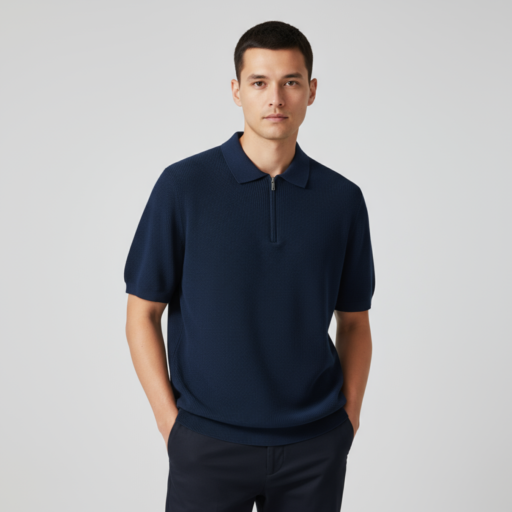 Invoux Vida Textured Polo