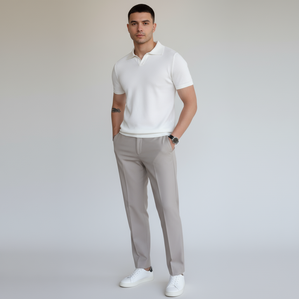 Invoux Verona Deep-Cut Polo