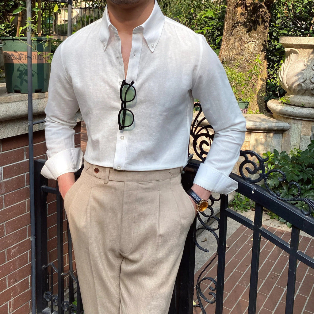 Invoux Portman Linen Blend Shirt