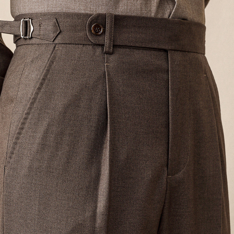 Invoux Moretti Herringbone Trousers