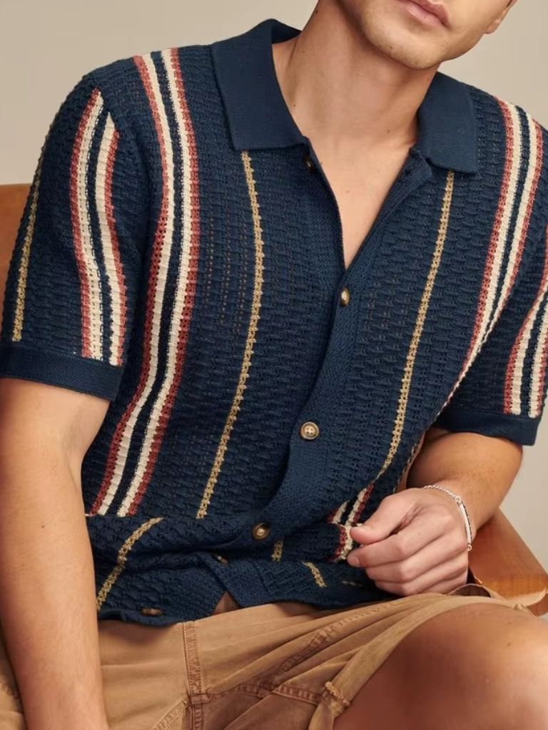 Invoux Beniros Open-Weave Shirt